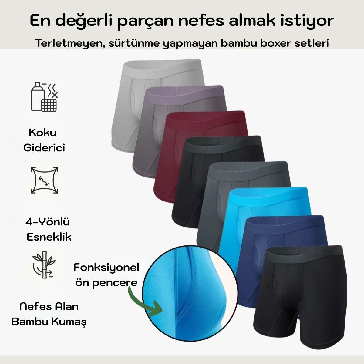 Missty Yeni Nesil Bambu Boxer